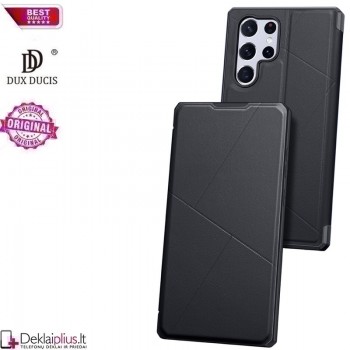 Dux Ducis Skin X anti-shock viršelis - juodas (telefonui Samsung S22 Ultra)